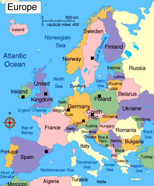 world map europe. World Maps